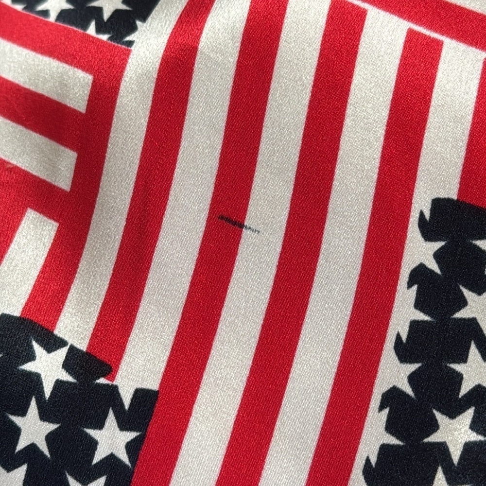 LAVON Vintage USA Flag Windbreaker Jacket L 4th of July Parade Party Patriotic - Picture 8 of 8